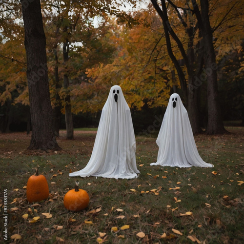 Halloween ghosts