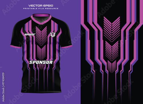 T-shirt jersey design.mockup, sport shirt template design for soccer jersey, football kit. Vector Illustration