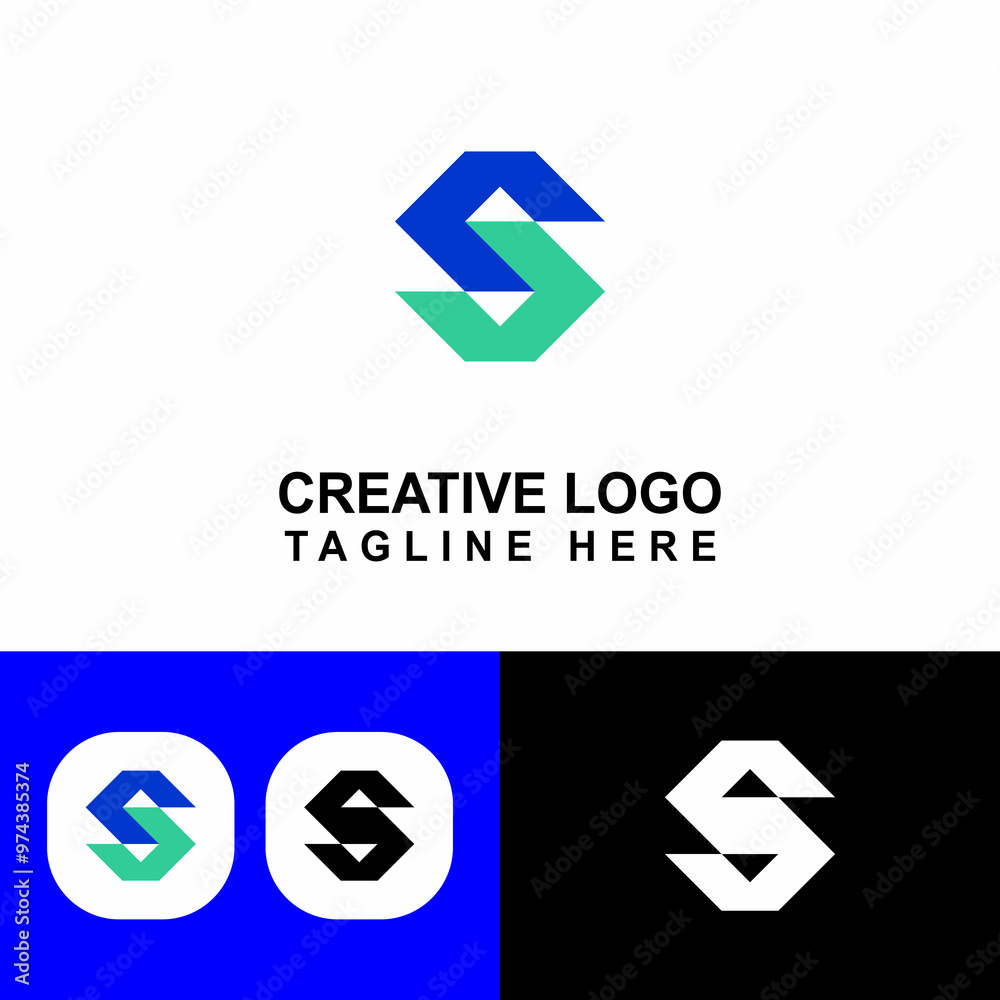 S logo template for office identity. S logo template for office identity.