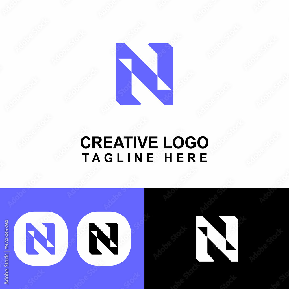 Nice logo with N concept for brand identity. Nice logo with N concept for brand identity.
