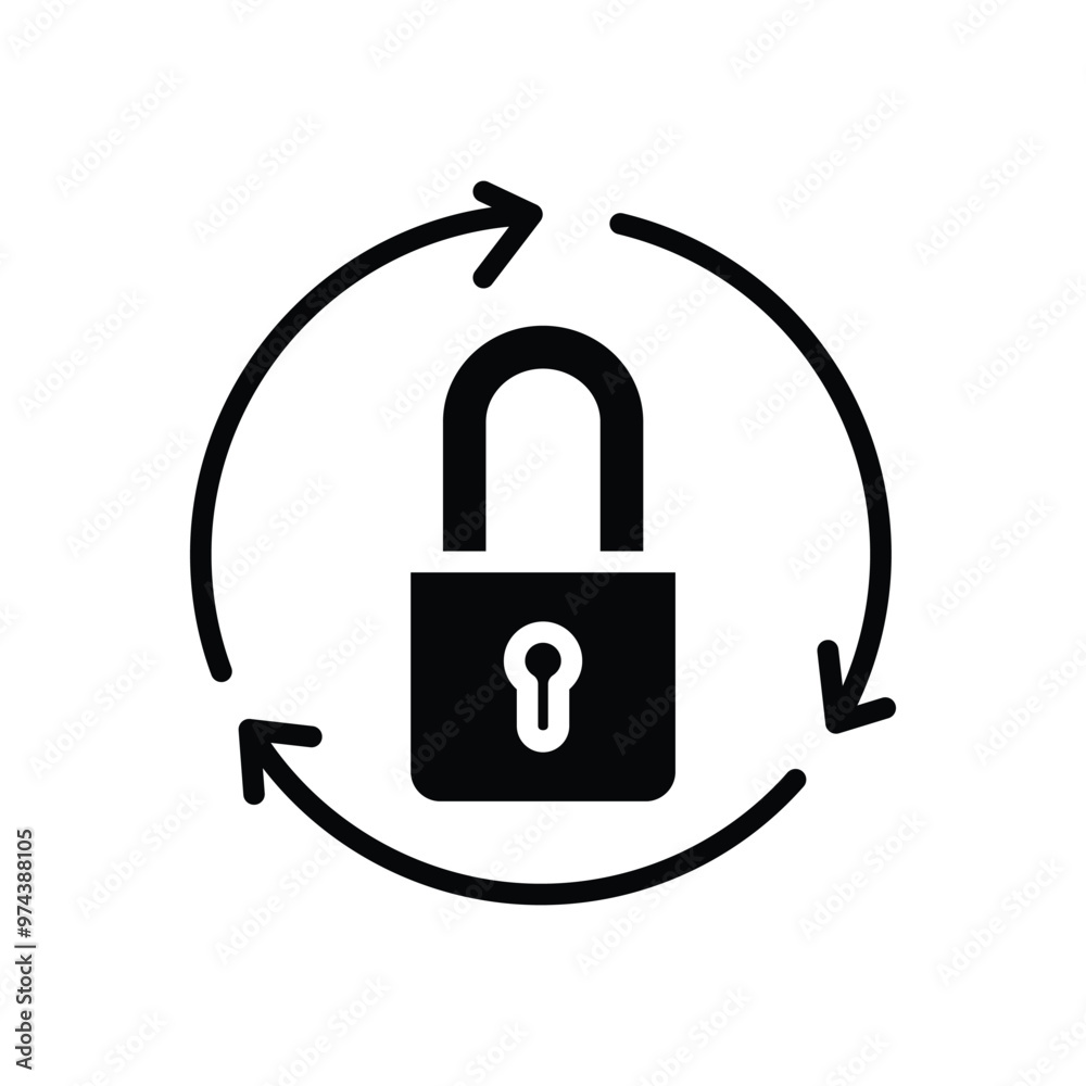 psword reset solid icon vector design good for web or mobile app psword reset solid icon vector design good for web or mobile app