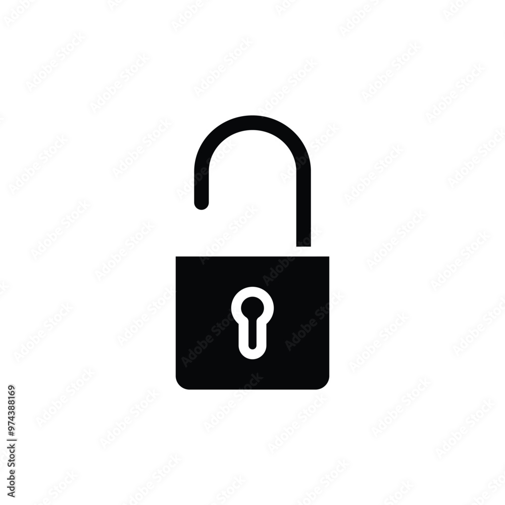unlock lockpad solid icon vector design good for web or mobile app unlock lockpad solid icon vector design good for web or mobile app
