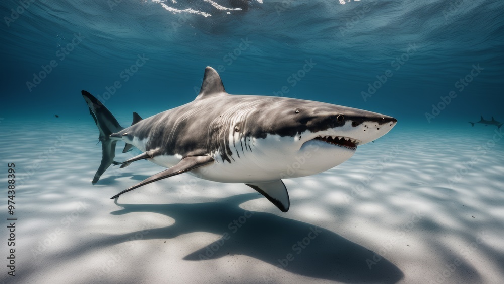 Fototapeta premium great white shark