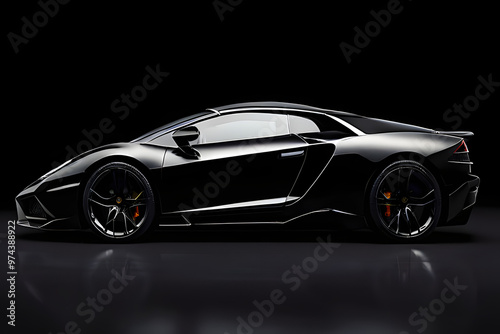 sports car isolated