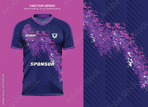 T-shirt jersey design.mockup, sport shirt template design for soccer jersey, football kit. Vector Illustration