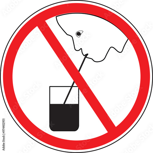 No pipetting by mouth warning sign.eps