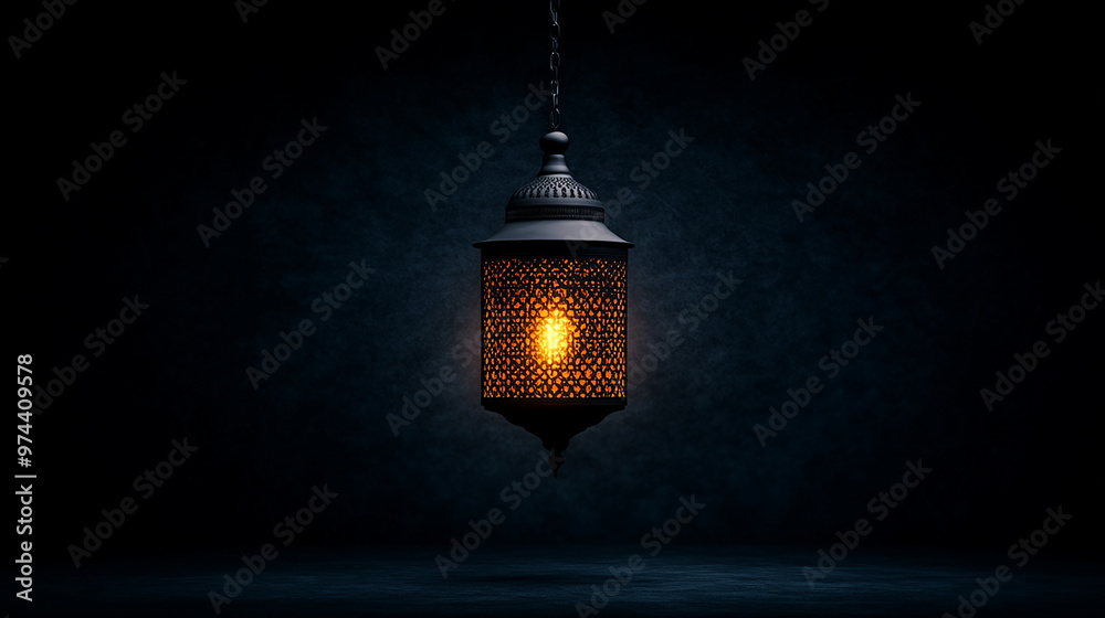 Beautifully Detailed Islamic Lantern Fanous with Intricate Patterns Beautifully Detailed Islamic Lantern Fanous with Intricate Patterns