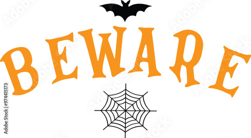 Bild auf Leinwand beware