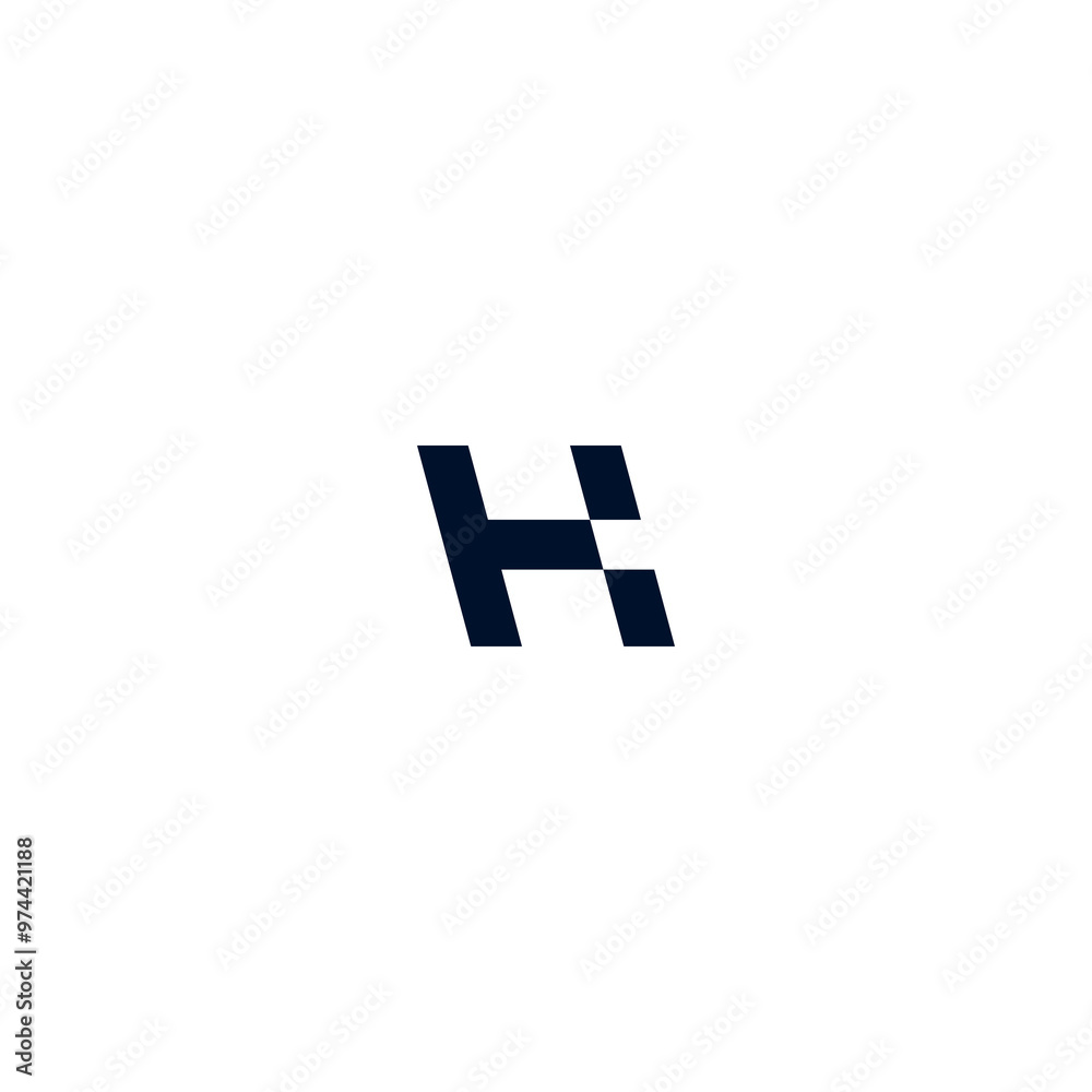 H letter vector logo abstract H letter vector logo abstract