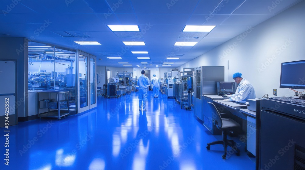 Room in a Semiconductor Manufacturing Facility Room in a Semiconductor Manufacturing Facility