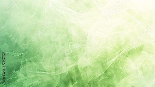 Abstract Pastel green gradient background Ecology concept