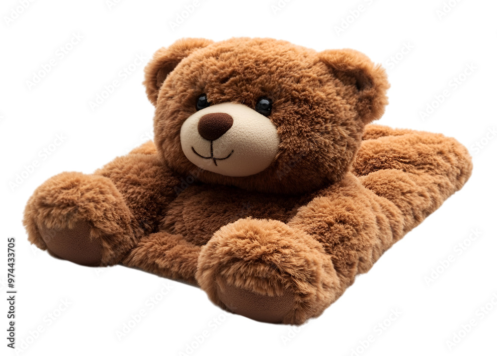 Obraz premium a stuffed bear on a white background