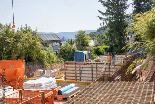 construction site in the city photo