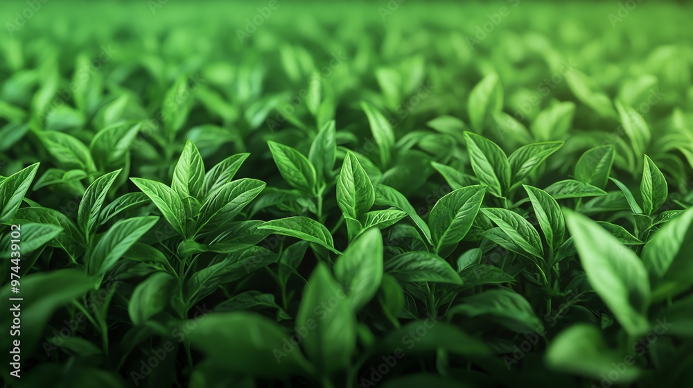A lush field of young green plants showcasing vibrant foliage and natural beauty, perfect for nature-themed projects. A lush field of young green plants showcasing vibrant foliage and natural beauty, perfect for nature-themed projects.