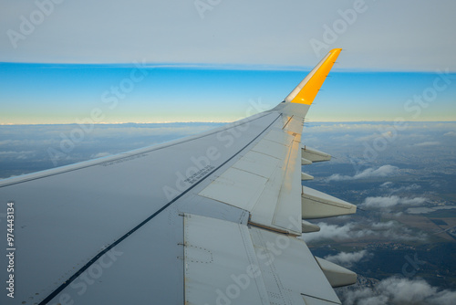 Photography Dublin, Ireland - aerial view of the city from an airplane