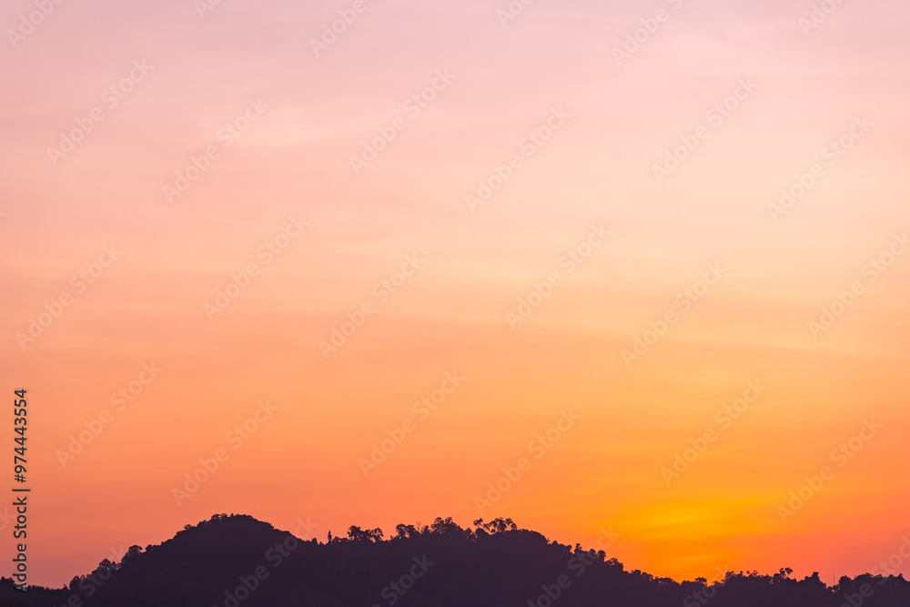 Fototapeta premium Colorful sky clouds in sunset or sunrise time,Beautiful nature landscape sky background