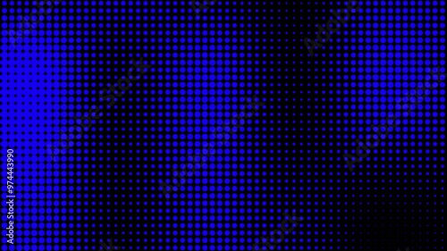 4k Abstract dynamic with blue dots round on netoworking connect transparent background (alpha channel). Motion modern animation. Trendy wavy banner , Texture halftone Dotted animated gradient
