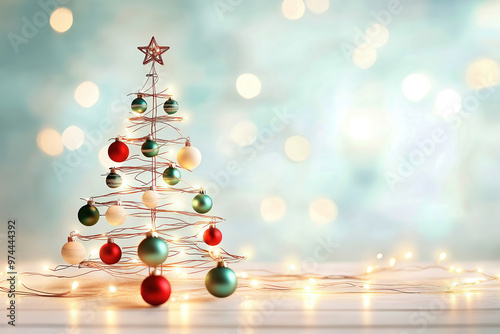 Christmas tree background, ...