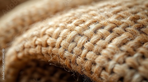 Close-up of woven fabric texture