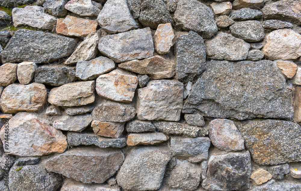 Natural Rustic Stone Wall Texture Patterns Intricate Varied Shapes Colors Rough Surface Natural Rustic Stone Wall Texture Patterns Intricate Varied Shapes Colors Rough Surface