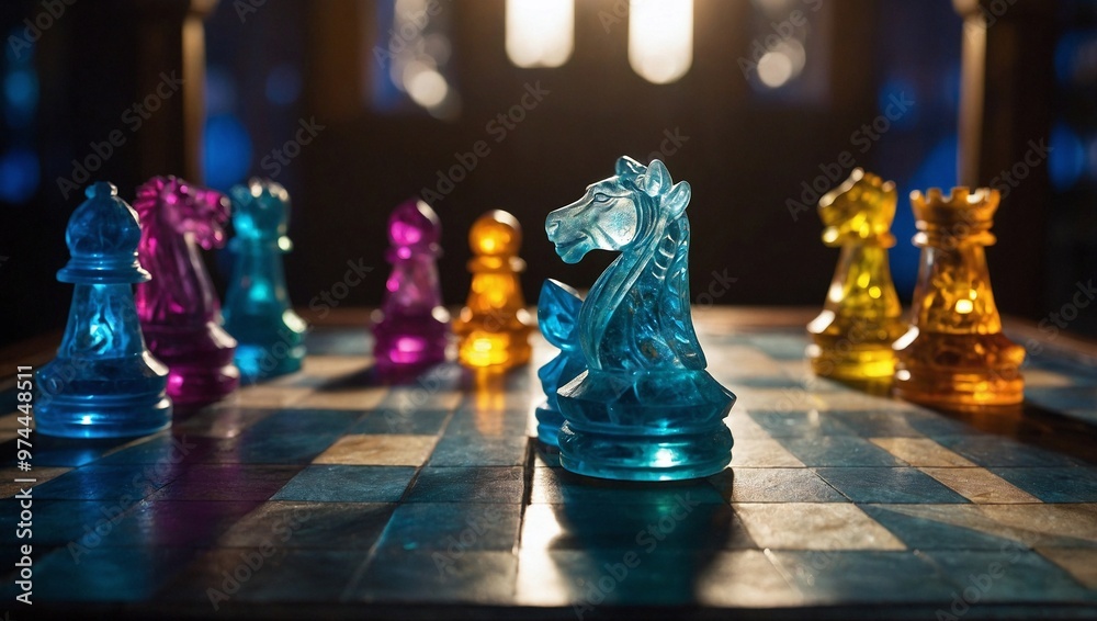 A fantasy inspired chess set