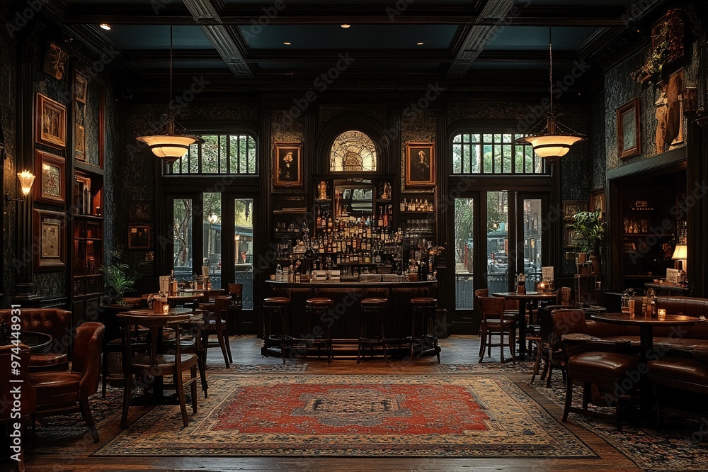 Vieux Carre in a historic New Orleans lounge Stock Photo | Adobe Stock