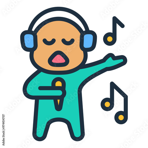 Singing Icon