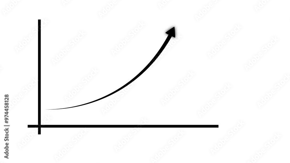 Business grow-ting arrow. Rising bar follow the arrow. ,success concept. business Profit growing icon animation. Business grow-ting arrow. Rising bar follow the arrow. ,success concept. business Profit growing icon animation.