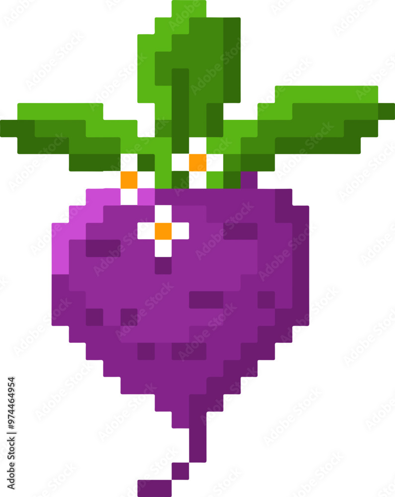 pixel art UI fruit vector retro game asset pixel art UI fruit vector retro game asset