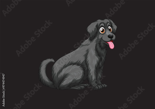 this is a creative dog graphic design for your company