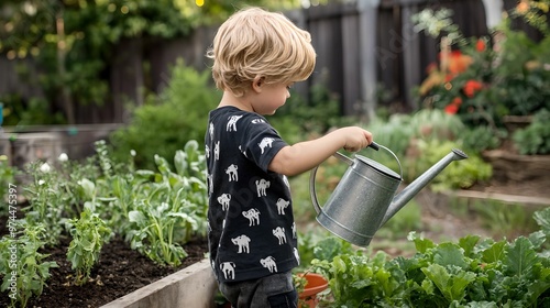 Little Gardener at Work