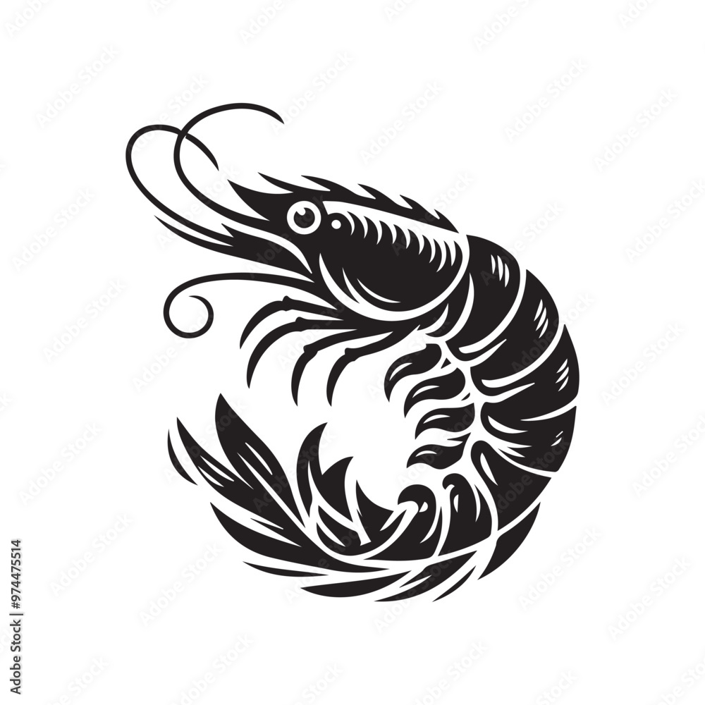Creative Set Of A Fish Vector Design. Creative Set Of A Fish Vector Design.