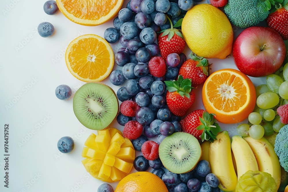 Rainbow of Fresh Fruits Rainbow of Fresh Fruits