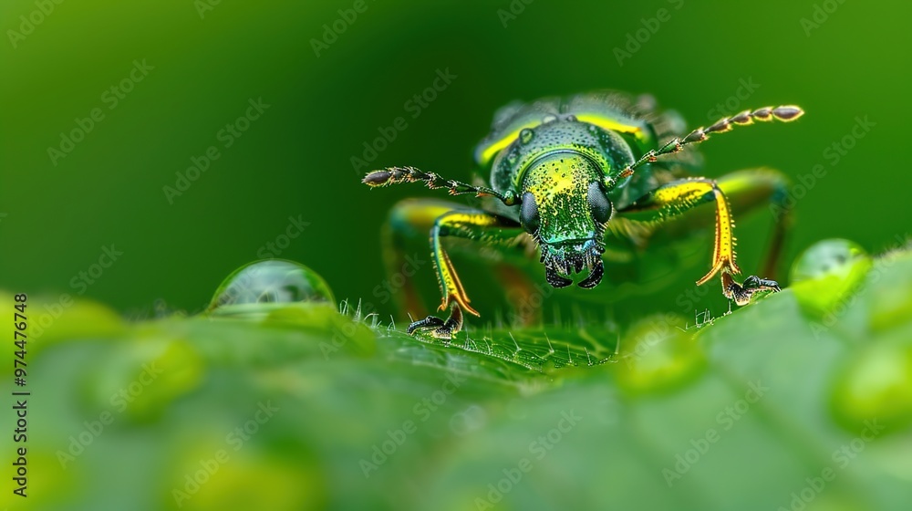 Fototapeta premium shiny beetle wallpaper