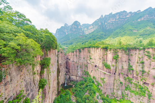 Guoliang Village Canyon, Wanxian Mountain Scenic Area, Taihang Mountains, Linzhou, Anyang City, Henan Province