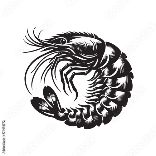 Creative Set Of A Fish Vector Design.
