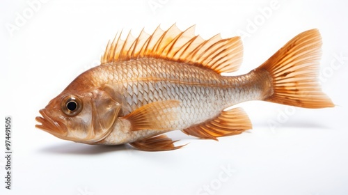 Hyphessobrycon bentosi fish in front of a white background photo