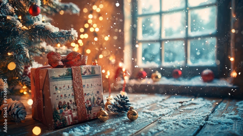 Obraz premium Cozy Christmas Gift