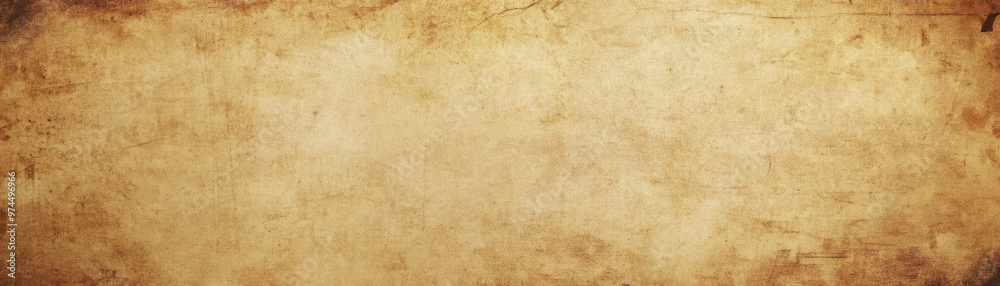 Obraz premium Vintage parchment paper texture with a warm, aged appearance. Ideal for background, scrapbooking, invitations, or artistic projects.