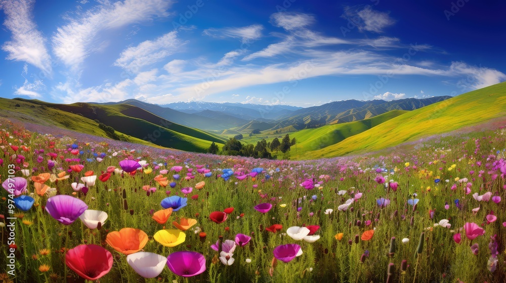 Obraz premium purple spring backdrop
