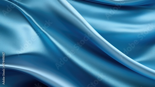 shiny blue silver metal background