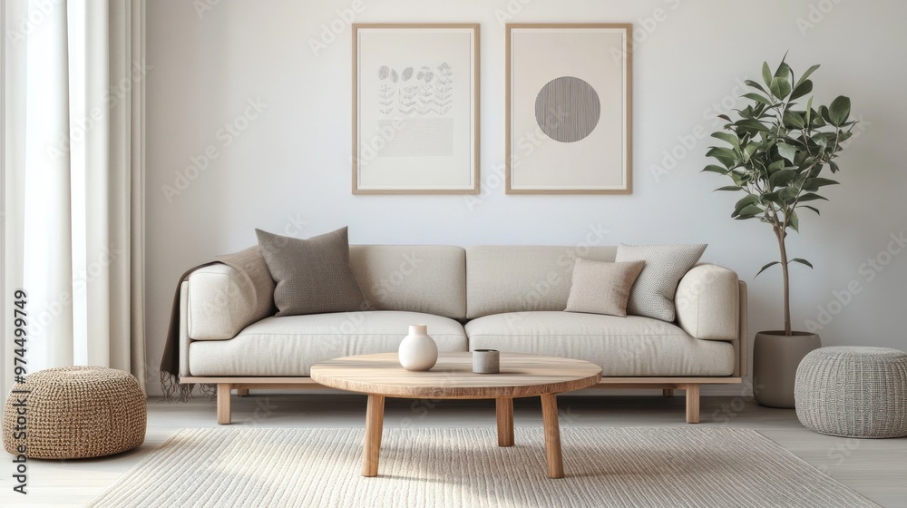 Obraz premium modern living room