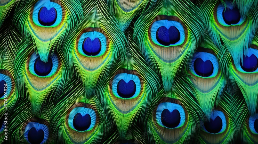 Obraz premium colors blue green gradients