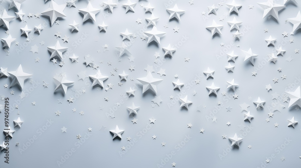 Fototapeta premium cutouts white background shapes