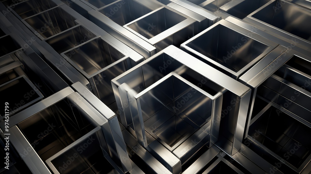 stacked square metal tube stacked square metal tube