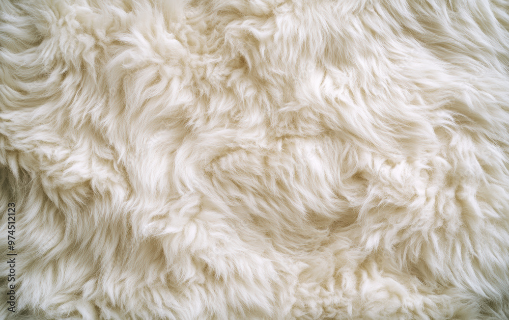Close-up of white, fluffy fur texture, perfect for background, luxurious fabric, soft and cozy appearance, ideal for decoration and design projects. Close-up of white, fluffy fur texture, perfect for background, luxurious fabric, soft and cozy appearance, ideal for decoration and design projects.