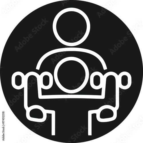 Gym trainer icon 