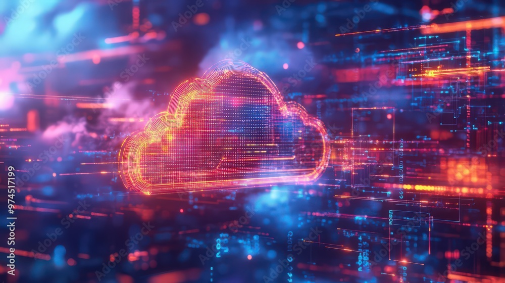 The combination of digital technology and cloud computing transforms data processing, The combination of digital technology and cloud computing transforms data processing,