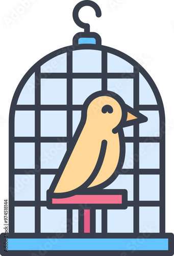 Bird cage icon