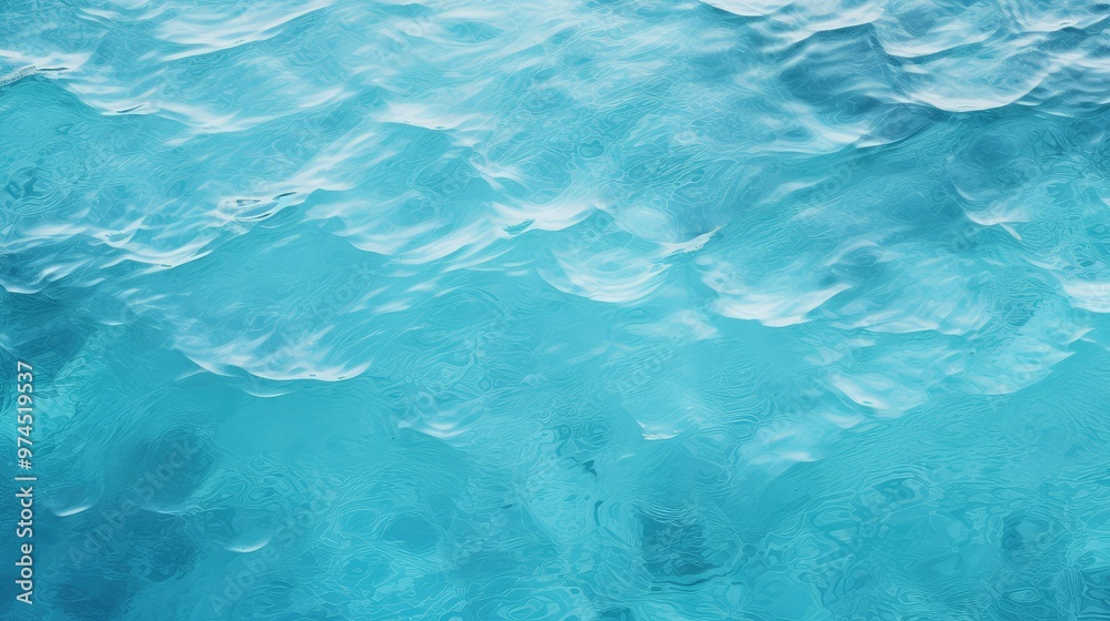 Obraz premium lagoon blue water texture